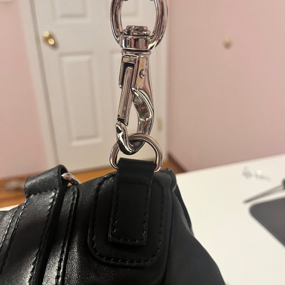 Givenchy Red Leather and Black Pony Hair Bag - Picture 8 of 16